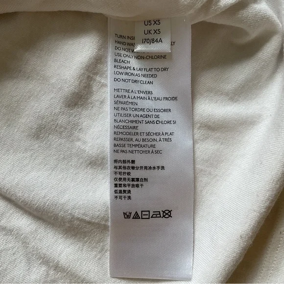 Anthropologie Ivory Parvati Velvet Ruched Lace Blouse Women’s XS Cottage Prairie - Picture 8 of 9